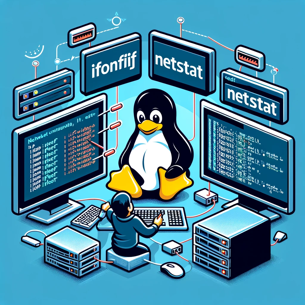 Linux Basics: Network Configuration and Troubleshooting using ifconfig ip netstat